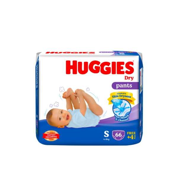 Huggies Dry Pants Baby Diaper Pant S (4-8 kg)
