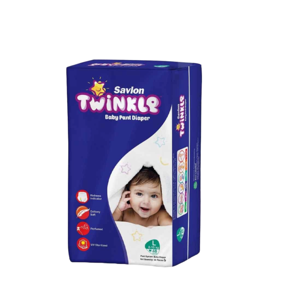 Savlon Twinkle Baby Pant Diaper L 8-15 kg